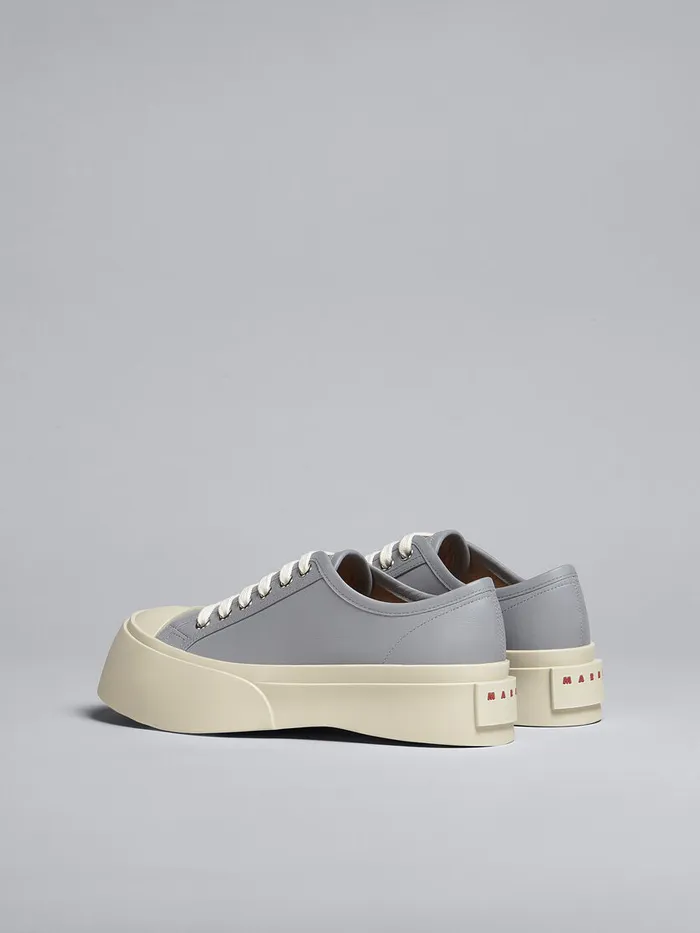 Grey Leather Pablo Laceup Sneaker Women Marni Pablo