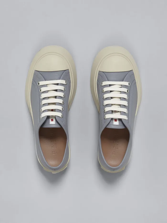 Grey Leather Pablo Laceup Sneaker Women Marni Pablo