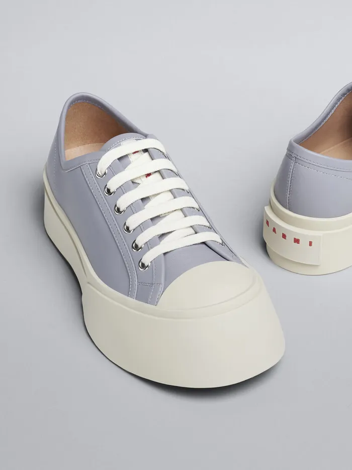 Grey Leather Pablo Laceup Sneaker Women Marni Pablo