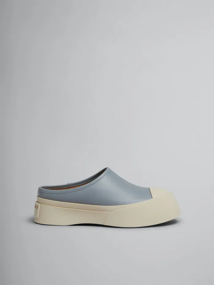 Grey Leather Pablo Sabot Women Marni Pablo