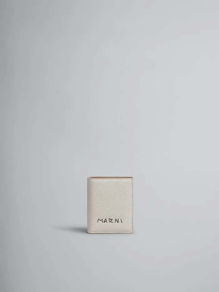 Grey Leather Ziparound Bifold Wallet With Marni Mending Women Marni Wallets and Small Leather Goods Grey Leather Ziparound Bifold Wallet With Marni Mending Women Marni Wallets and Small Leather Goods