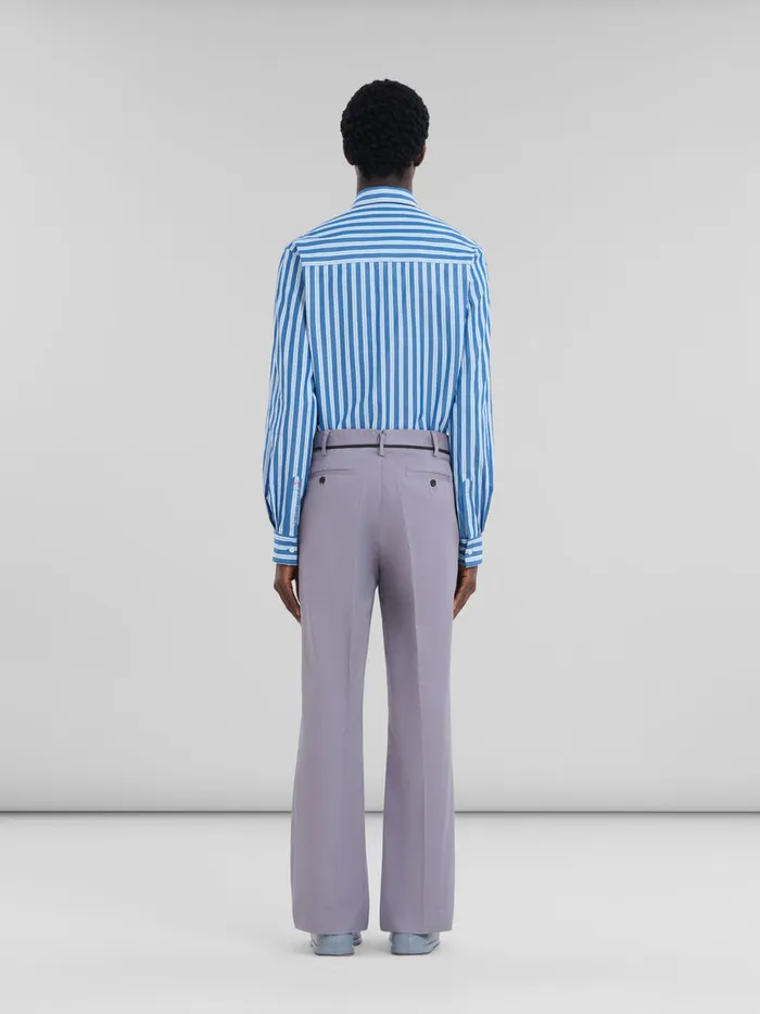 Grey Organic Gabardine Chinos Men Marni Pants