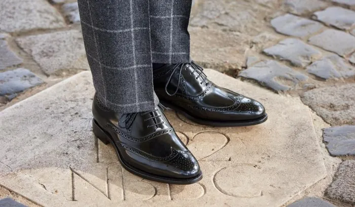 Hampstead 8211 Black Calf Mens Barker Shoes Brogues