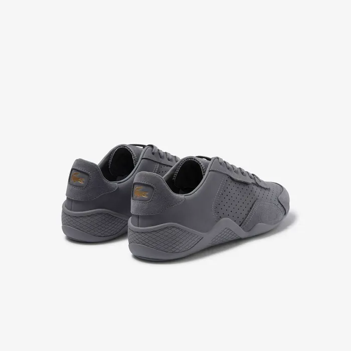 Hapona Leather and Suede Sneakers GreyGrey Womens Lacoste Sneakers Gift 4 You