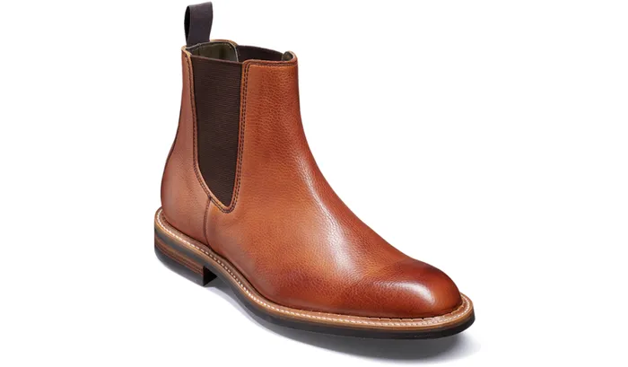 Harrowick 8211 Rosewood Grain Mens Barker Shoes Boots
