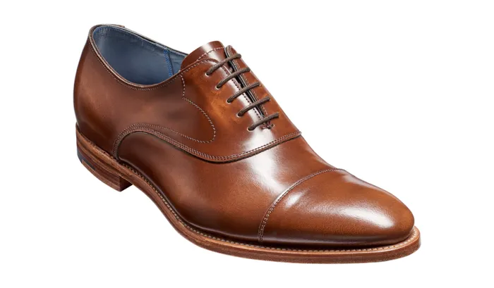Hartley 8211 Cedar HiShine Mens Barker Shoes Oxfords