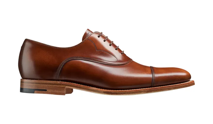 Hartley 8211 Cedar HiShine Mens Barker Shoes Oxfords