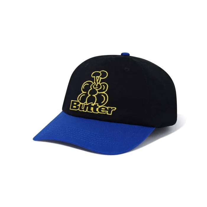 Hats Men Butter Goods Bugs 6 Panel Cap Black Royal