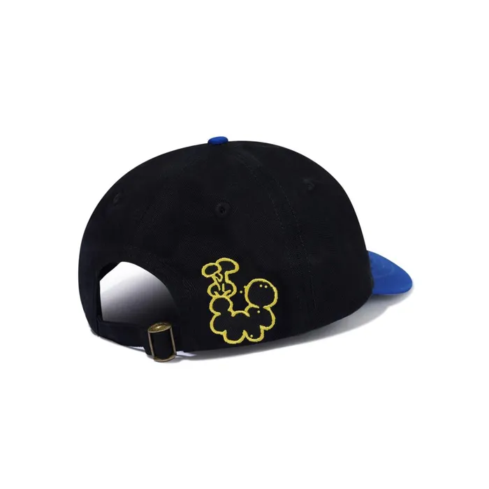 Hats Men Butter Goods Bugs 6 Panel Cap Black Royal Hats Men Butter Goods Bugs 6 Panel Cap Black Royal