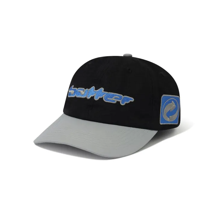 Hats Men Butter Goods Corrosive 6 Panel Cap Black Grey