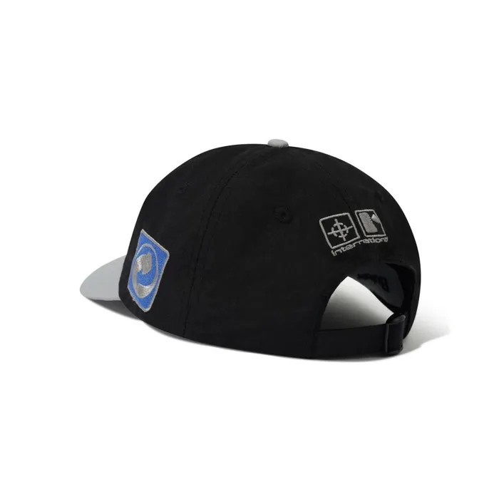 Hats Men Butter Goods Corrosive 6 Panel Cap Black Grey