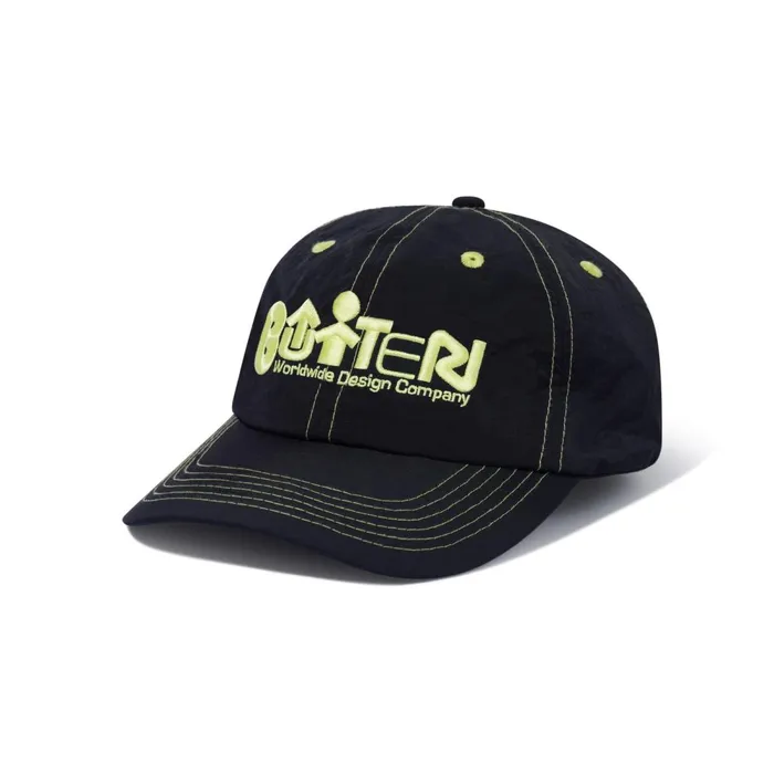 Hats Men Butter Goods Design 6 Panel Cap Black