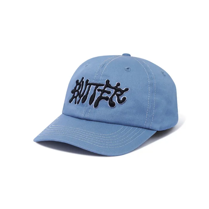 Hats Men Butter Goods Ink 6 Panel Cap Slate