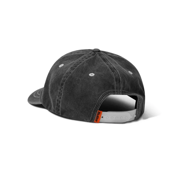 Hats Men Butter Goods Jive Pinch Front Cap Black Hats Men Butter Goods Jive Pinch Front Cap Black