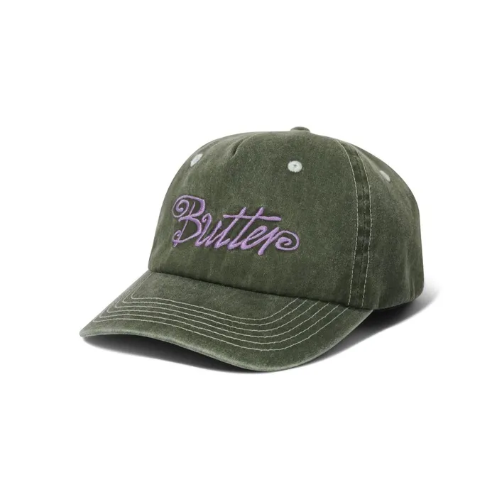 Hats Men Butter Goods Jive Pinch Front Cap Fern