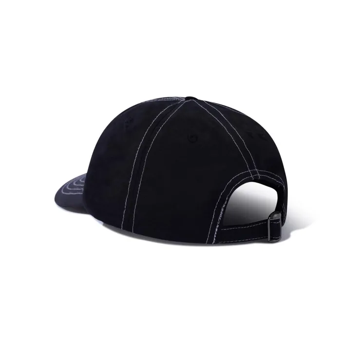 Hats Men Butter Goods Program 6 Panel Cap Black Hats Men Butter Goods Program 6 Panel Cap Black