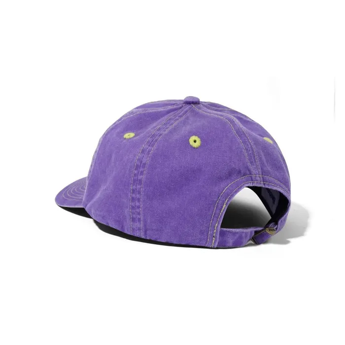 Hats Men Butter Goods Rounded Logo 6 Panel Cap Purple