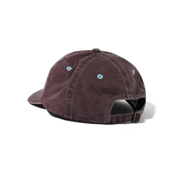 Hats Men Butter Goods Rounded Logo 6 Panel Cap Redwood Hats Men Butter Goods Rounded Logo 6 Panel Cap Redwood