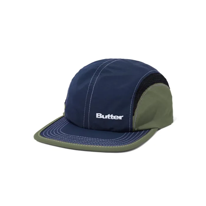 Hats Men Butter Goods Trail 4 Panel Cap Navy