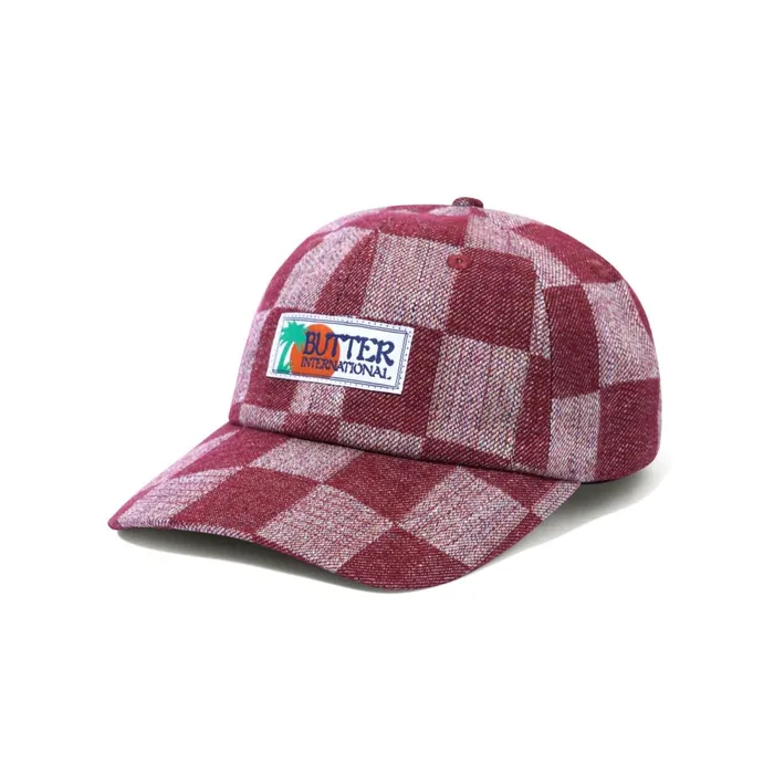 Hats Men Butter Goods Vacation 6 Panel Cap Maroon