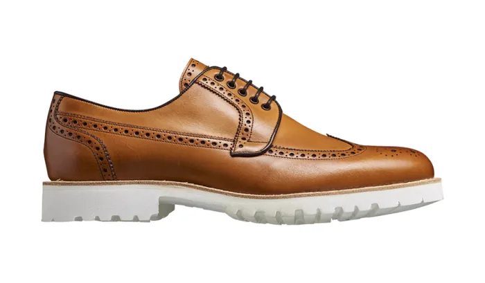 Hawk 8211 Cedar Calf Mens Barker Shoes Brogues