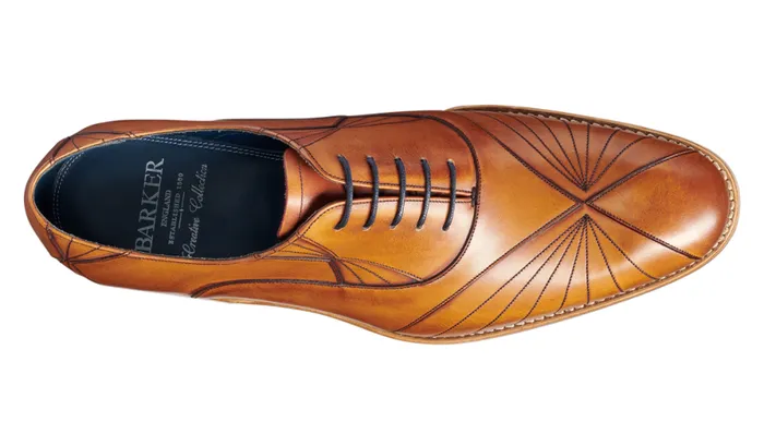 Hector 8211 Antique Rosewood Mens Barker Shoes Oxfords