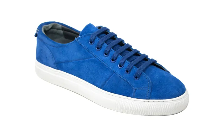 Hollie 8211 Blue Suede Womens Barker Shoes Sneakers