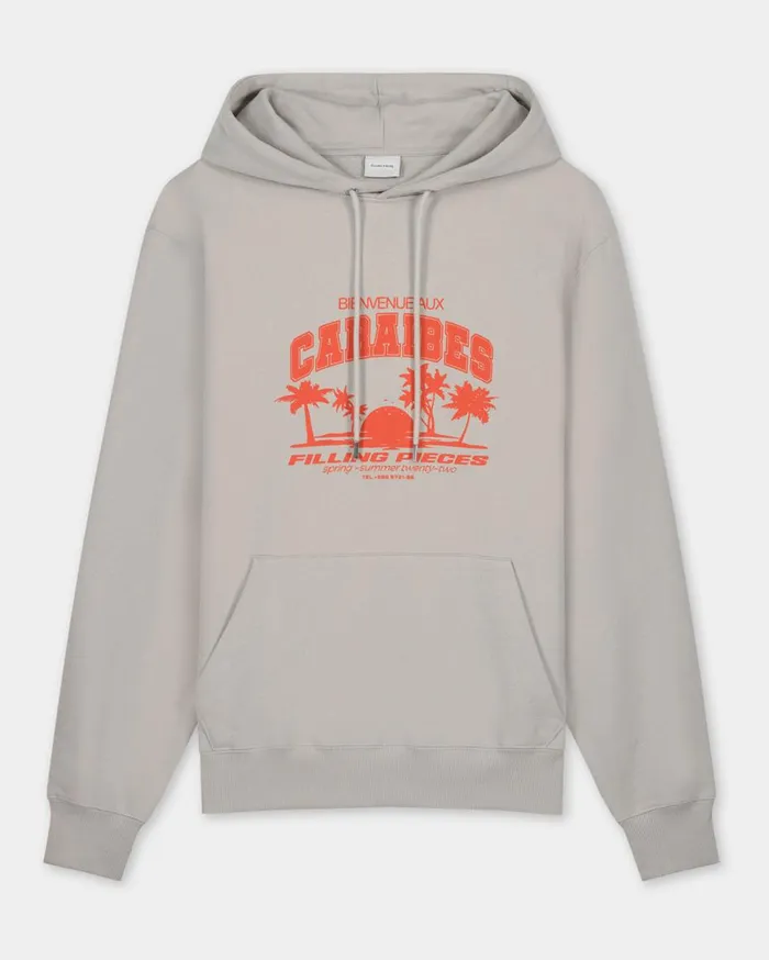 Hoodie Caraibes Cool Grey WomenMen Filling Pieces Hoodies and Sweatshirts