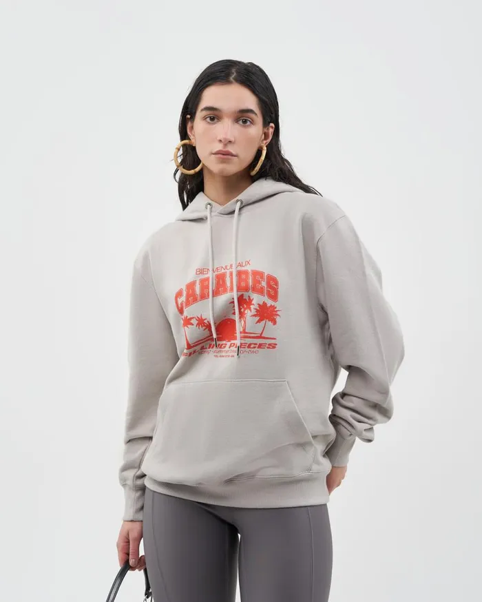 Hoodie Caraibes Cool Grey WomenMen Filling Pieces Hoodies and Sweatshirts