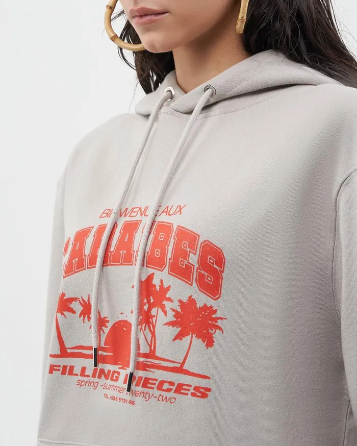 Hoodie Caraibes Cool Grey WomenMen Filling Pieces Hoodies and Sweatshirts