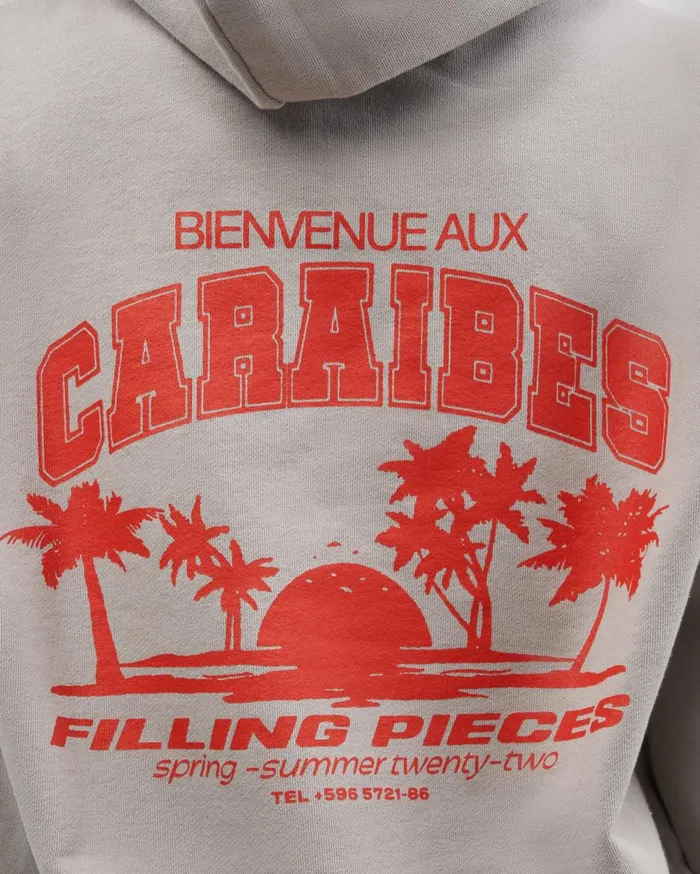 Hoodie Caraibes Cool Grey WomenMen Filling Pieces Hoodies and Sweatshirts