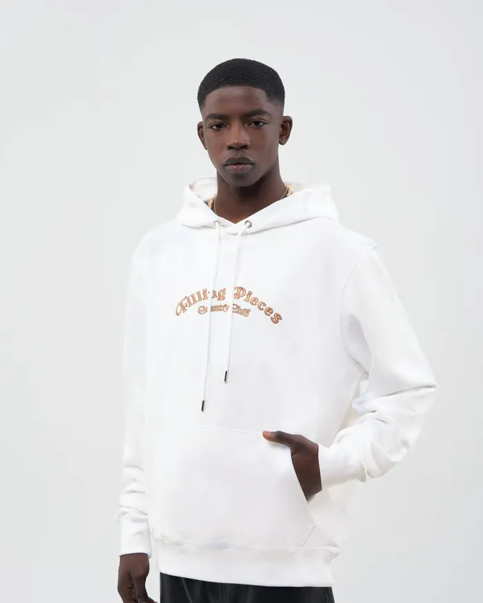 Hoodie Country Club White MenWomen Filling Pieces Hoodies and Sweatshirts