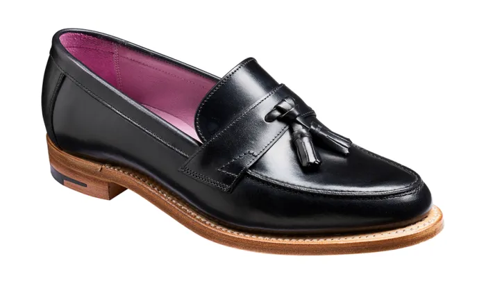 Imogen 8211 Black Calf Womens Barker Shoes Loafers