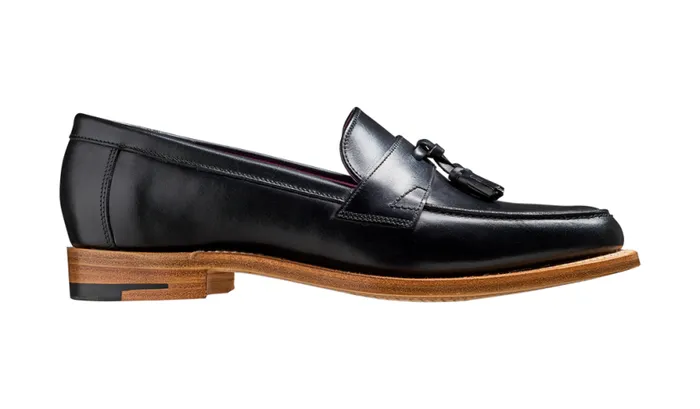 Imogen 8211 Black Calf Womens Barker Shoes Loafers