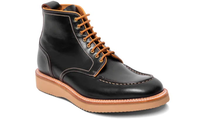 Indiana 8211 Black Waxy Calf Mens Barker Shoes Boots