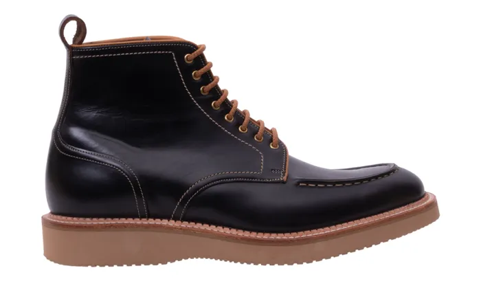 Indiana 8211 Black Waxy Calf Mens Barker Shoes Boots