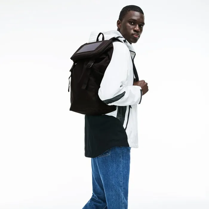 InfiniT Solar Charger Backpack Black Womens Lacoste Bags Shop Online