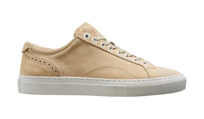 Isla 8211 Beige Suede Womens Barker Shoes Sneakers