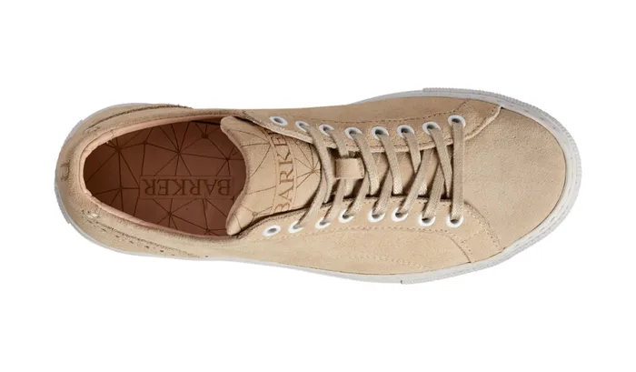 Isla 8211 Beige Suede Womens Barker Shoes Sneakers