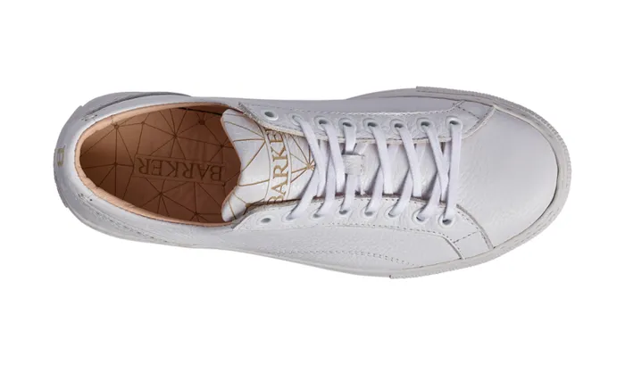 Isla 8211 White Grain Womens Barker Shoes Derbys