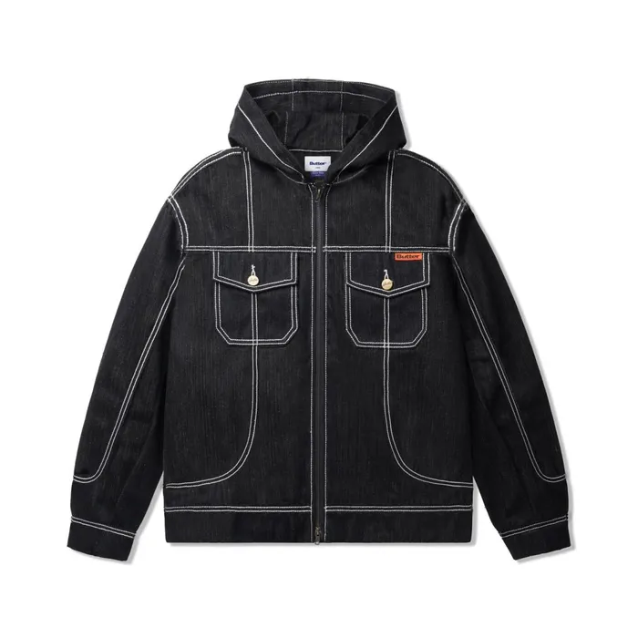 Jackets Men Butter Goods Adilson Denim Jacket Black