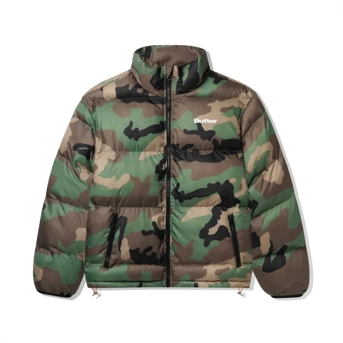 Jackets Men Butter Goods Base Puffer Jacket Camo