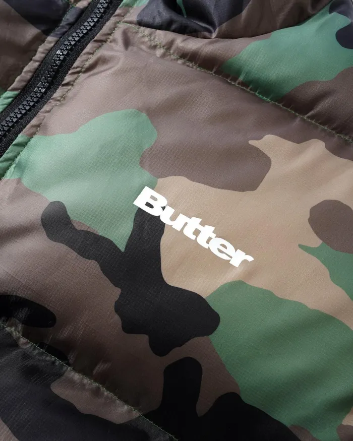 Jackets Men Butter Goods Base Puffer Jacket Camo