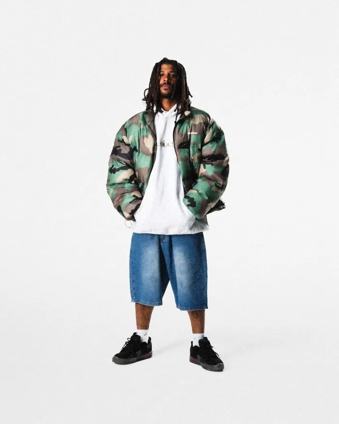 Jackets Men Butter Goods Base Puffer Jacket Camo