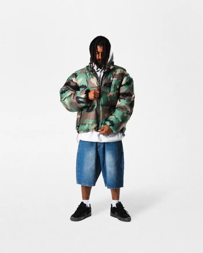 Jackets Men Butter Goods Base Puffer Jacket Camo