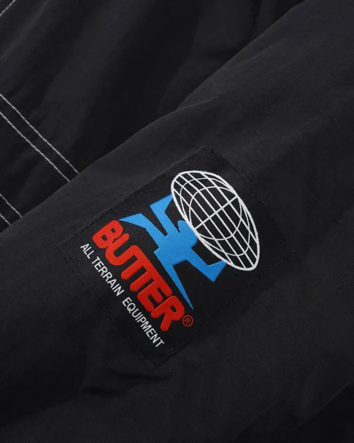 Jackets Men Butter Goods Contrast Alpine Anorak Jacket Black