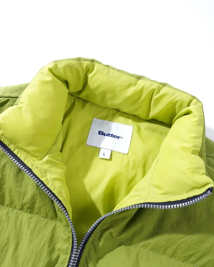 Jackets Men Butter Goods Endure Puffer Jacket Matcha