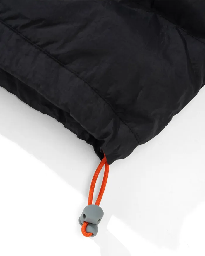 Jackets Men Butter Goods Hooded Puffer Jacket Black Jackets Men Butter Goods Hooded Puffer Jacket Black