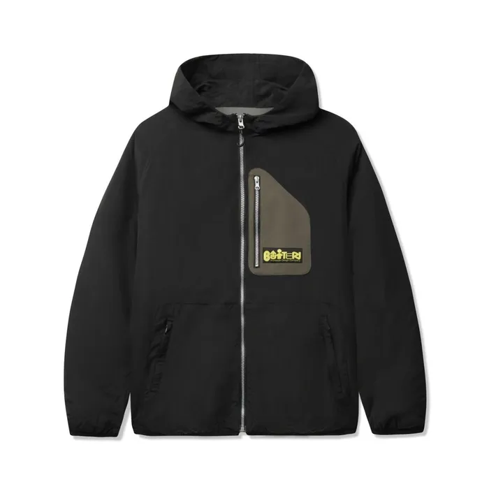 Jackets Men Butter Goods Ripstop Jacket Black
