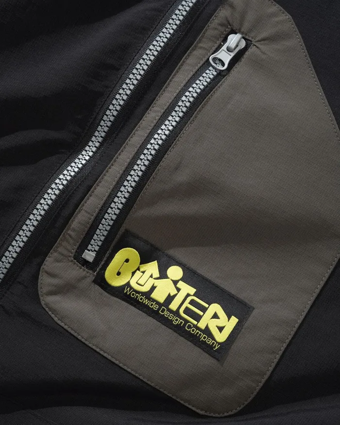 Jackets Men Butter Goods Ripstop Jacket Black Jackets Men Butter Goods Ripstop Jacket Black